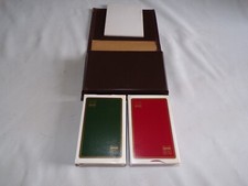 étui avec 2 jeux cartes " édition Dusserre " avec calpin