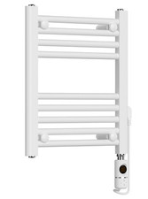MalTec Radiateur de salle de bain Chauffage Conducteur huile Thermostat Blanc 