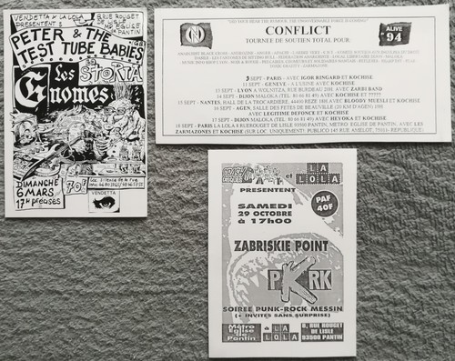 Flyers concerts oi punk - 65,