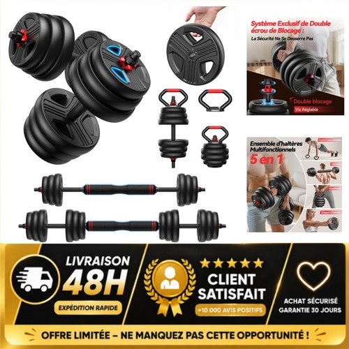 Kit haltères musculation - kit, en