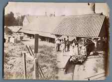 France, Seine Maritime, promenade en draisine Vintage citrate print.  Tirage c