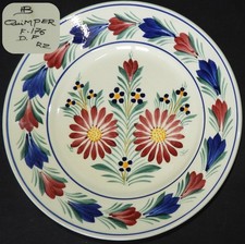 HB - QUIMPER : Assiette plate