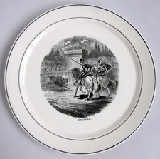 Ancienne Assiette Cheval Pays