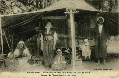 Cpa tunisia gourbi - tunisia, arabe