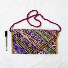 Sac pochette vintage tribal