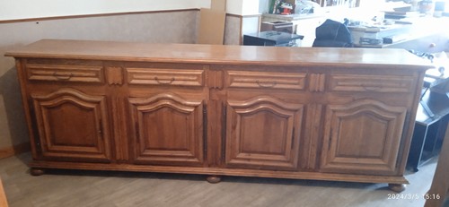 Meuble bas bahut bois - meuble,