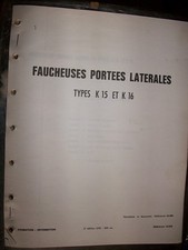 Someca faucheuse K15 K16 