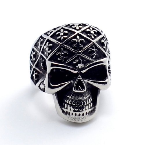 Bague homme bikerring - bikerring, crâne