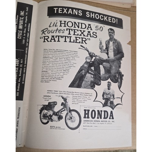 1961 honda trail cub - honda, 50cc
