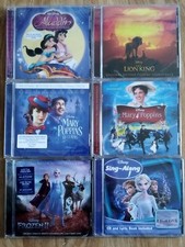 LOT 6 CD AUDIO DISNEY-LES CHANSONS-ALADIN.FROZEN.MARY POPPINS-ROI LION -NEUFS