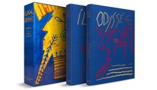 HOMERE ILIADE + ODYSSEE ILLUSTRATIONS MIMMO PALADINO DIANE DE SELLIERS EO 2001