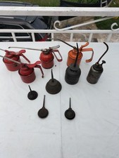 Lot de 10 Anciennes Burettes A