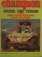 CHAMPION 82 1972 BOL D'OR SUZUKI 400 TS APACHE BUGGY MONTCORGE RALLYE DES CIMES
