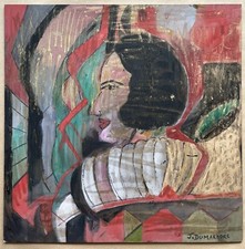 Tableau Gouache Géométrique