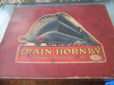 train mecanique hornby dans son coffret complet année 1947 a clef