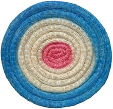 Cible de tir à l'arc de paille Ø 60 cm peint