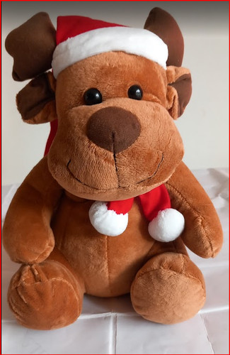 Peluche renne noël - de,