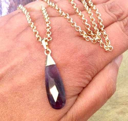 Plaqué 18k collier - or, 18k-collier