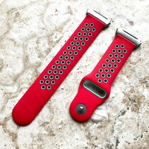 Rouge avec sarcelle lisse - rouge,