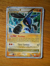 Carte Pokémon rare promo Lucario X 110 PV DP12