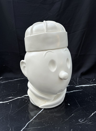 Tête tintin sculpture - tintin,