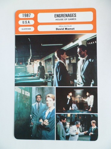 Carte fiche cinema 1987 - carte,
