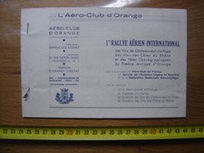 Aero Club d'Orange 1948 Rallye