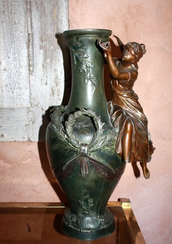 Auguste moreau grand vase - auguste,