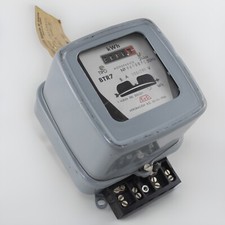 Ancien compteur électrique lumière BTR7 année 1968 CdC Espagne vintage Madrid