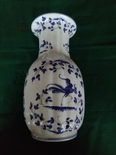 ancien vase cannelé faience