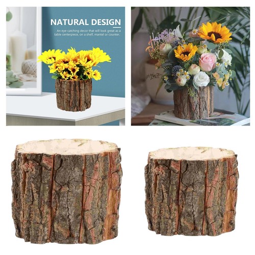 Pot fleur bois vase - en,