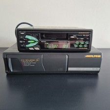 Autoradio Alpine TDM-7574R Cassette K7 + Chargeur 6 CD Alpine CHM-S620 Vintage