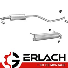 Echappement silencieux pour Citroen ZX 1.1 1.4 1.6 1.8 075