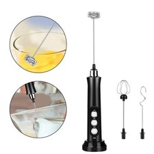 Machine à Mousse à Lait Chargeuse USB avec Vitesse Réglable pour Boissons Dé