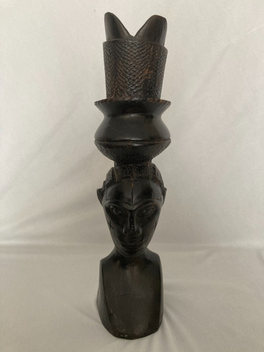 Art africain statuette - art, buste