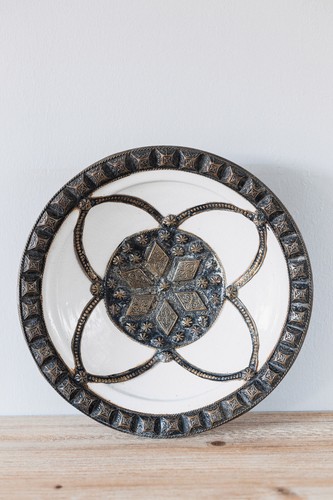 Grand plat décoratif assiette - grand,