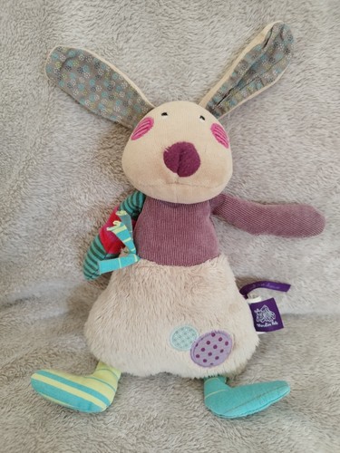 Doudou peluche lapin - lapin, moulin