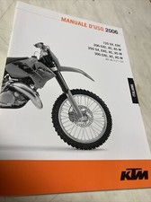 KTM 125 200 250 300 EXC XC XC-W 2006 Manuel utilisateur propriétaire notice IT