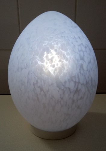 Lampe œuf verre vianne domec - lampe,