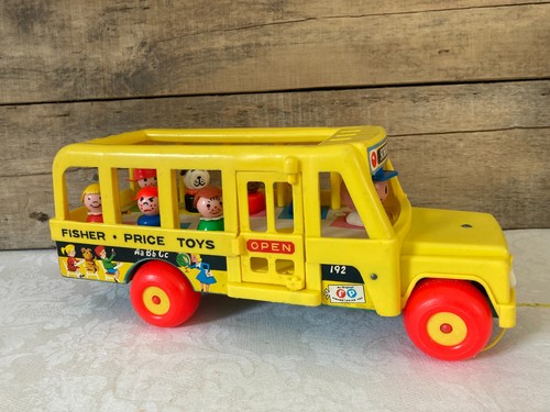1025 ancien bus jaune - ancien,