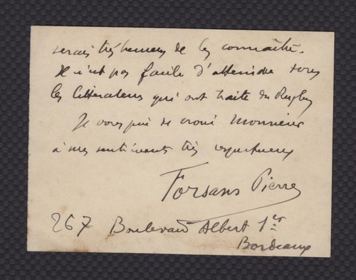 Lettre pierre forsans - lettre,