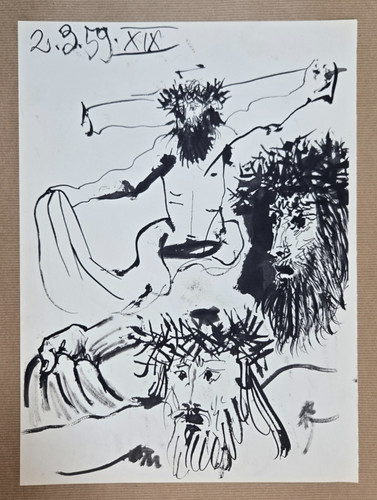 Lithographie noir blanc - lithographie,