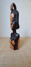 Buste statuette  tribale africaine en ébène