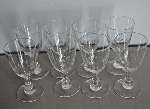 Verres vin blanc - à, cristal