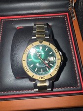 JAGUAR J970/1 Montre Acier Or Claire De lune Esprit Rolex Tag Heuer Chopard