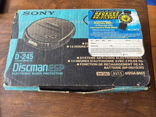 Vintage sony discman esp - vintage,