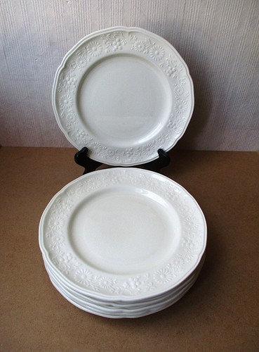 Assiettes plates faïence - plates,