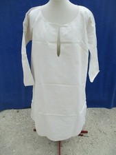 Chemise ancienne N°256 femme homme grand mère lin chanvre nuit robe très bon éta