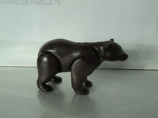 PLAYMOBIL vintage country life animaux forêt ours brun grizzly set 3228 de 2003