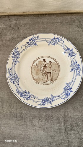 Charmante assiette ancienne - , en